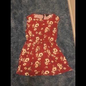 Sunflower Print Dress